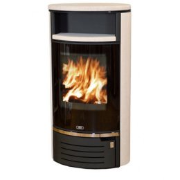 Печь-камин ABX Atlantik 7 (бразильский песч.с верх. плитой)